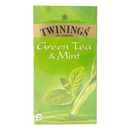 Twinings Green And Mint Tea, 25 Tea Bags