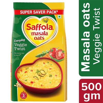 Saffola Msla Oats  Veggi Twist 400G-500G