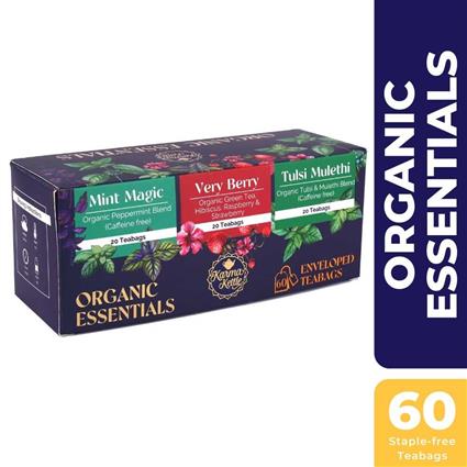 Karma Kettle Organic Essential  Tea - 60 Teabags