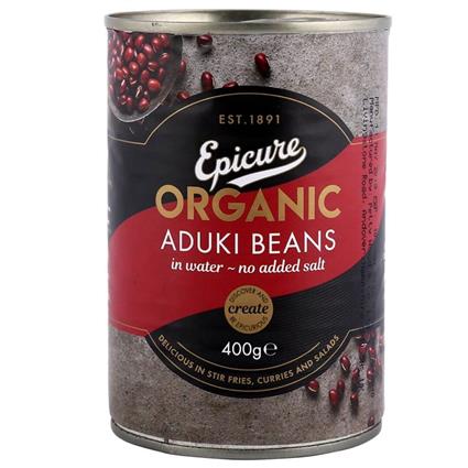 Epicure Organics Organics Aduki Beans In Water 400G Tin