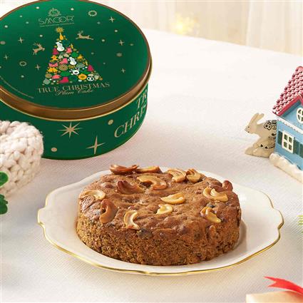 SMOOR Christmas Plum Cake Eggless  250 Gm