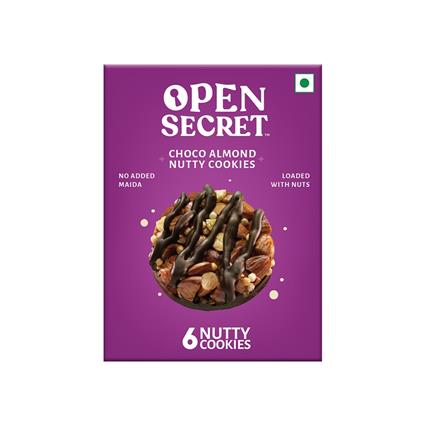 Open Secret Chocolate Almond Nutty Cookies, 90G