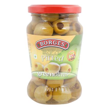 Pitted Green Olives - Borges