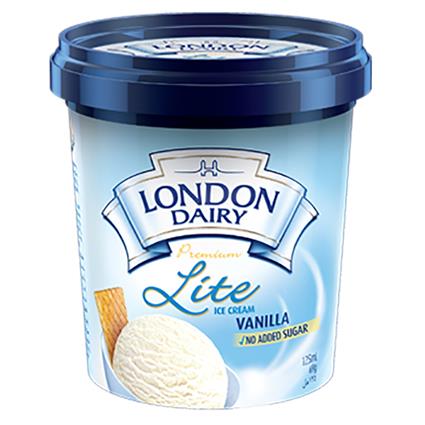London Dairy Ice Cream - Vanilla Lite Tub 125Ml