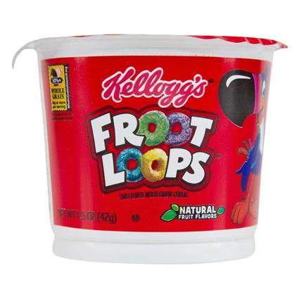 Kelloggs Cereal Froot Loops Fruit 42G