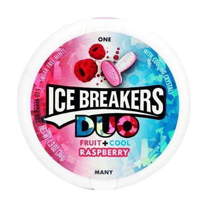 Ice Breakers Duo Fruit Raspberry 36G Tin