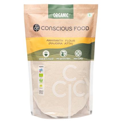 Conscious Food Organic Amaranth / Rajgira Flour 500G Bag