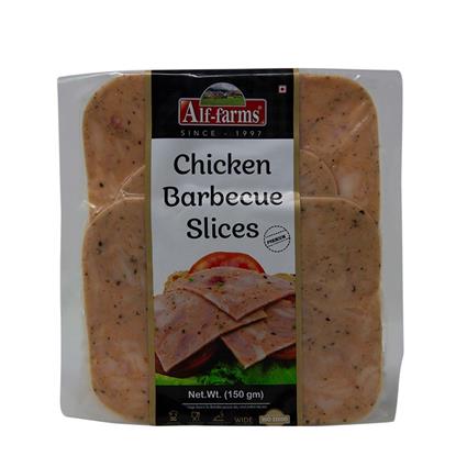 Alf-Farms Chicken Premium Barbeque Slices 150G Pouch