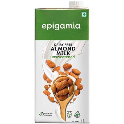 Epigamia Almond Drink Unsweetened 1L Tetra Pack