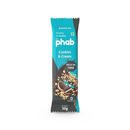 Phab Granolabar Cookies And Cream 30Gm