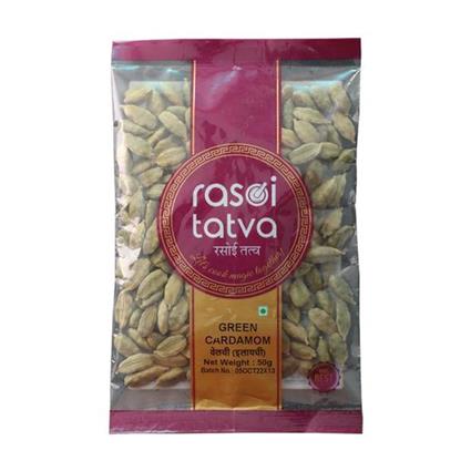 Rasoi Tatva Green Cardamom Elaichi 50G Pouch