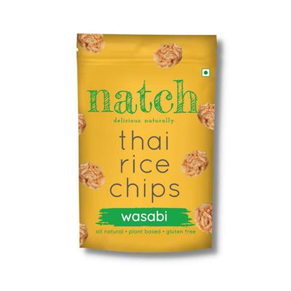 Natch Rice Chips Wasabi 100G Tin