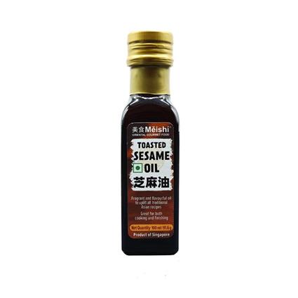 Meishi Toasted Sesame Seed Oil 100Ml Bottle