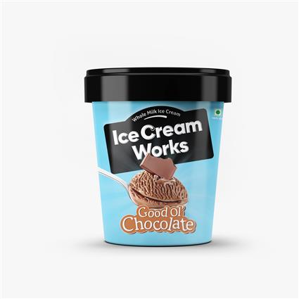 ICE CREAM WORKS GOOD OL CHOCOLATE 500ML