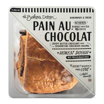 The Baker's Dozen Chocolate Croissant - Pain Au Chocolat, 115 G