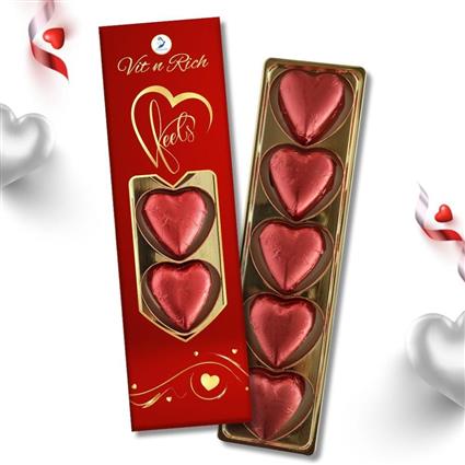 Vit N Rich Feels Heart Chocolate 60G