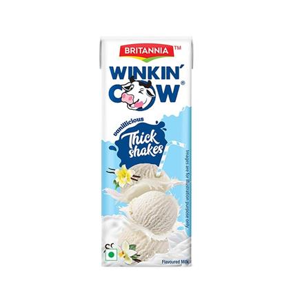 Britannia Winkin Cow Vanilla Licious Thick Milkshake 200Ml