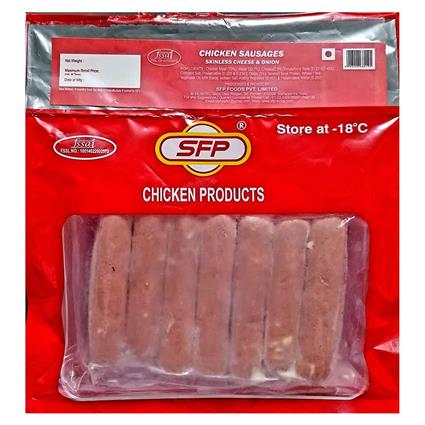 Sfp Chicken Sausages Cheese Onion 500G Pouch