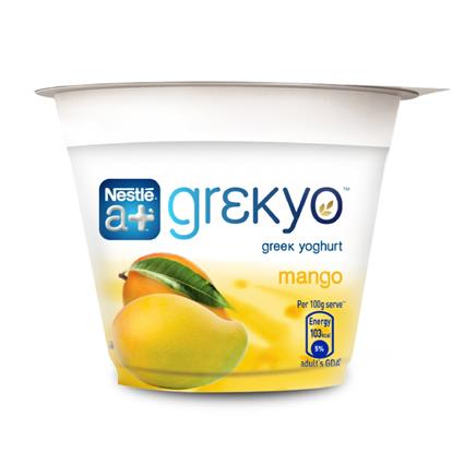 Nestle A+ Grekyo Mango Greek Yogurt, 100G Cup