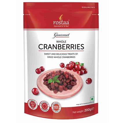 ROSTAA STANDABLE ZIP PCH CRANBERRY 200GM