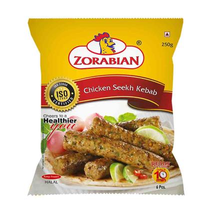 Zorabian Chicken Seekh Kebab 250G