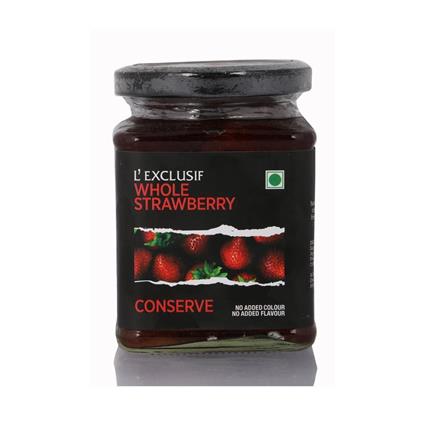 Lexclusif Conserve Whole Strawberry 330G Jar