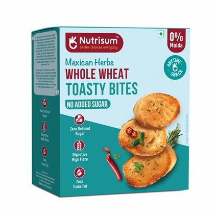 Nutrisum WW Toastybites Mexican Herbs 150 Gm