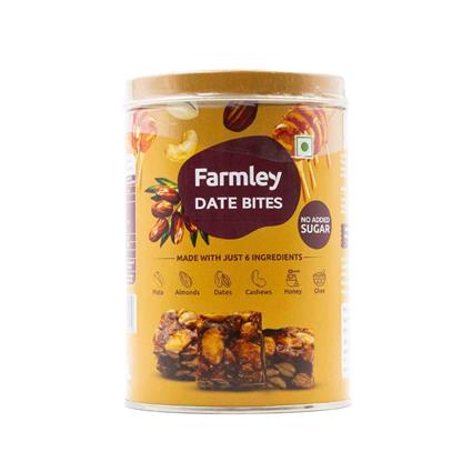 Farmley Dates Bites Tin 200Gm