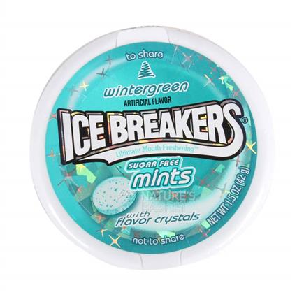 Ice Breaker Wintergreen(8 Count), 42G Tin