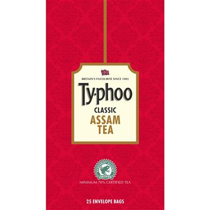 Typhoo Classic Assam Tea, 25 Tea Bags