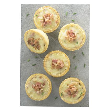 Bacon And Onion Quiches - Natures Kitchen