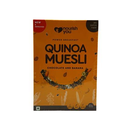 Nourishyou Quinoa Muesli Chocolate 375G Carton