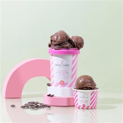 Minus 30 Ice Cream - Belgian Chocolate Tub 352 Ml