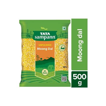 Tata Sampann Unpolished Moong Dal Split 500G Pouch