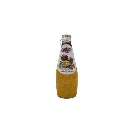 American Style Basil Seed Drink Passion Fruit 300Ml Bottle