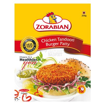 Zorabian Spicy Chicken Tandoori Burger Patty, 250G