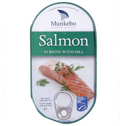Munkebo Salmon In Brine With Dill 190G