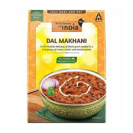 Kitchens Of India Ready To Eat Dal Makhani 285G Pack