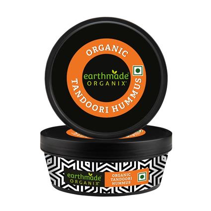 Earthmade Organix Organic Tandoori Hummus, 200G