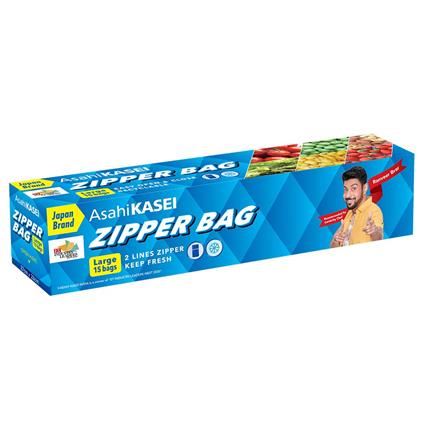 Asahi Kasei Zipper Bag  Large 27CM x 28 CM