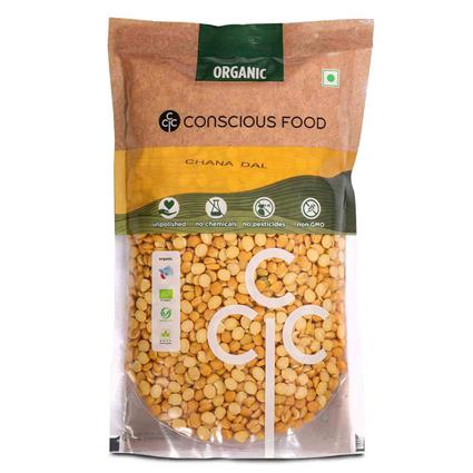 Conscious Food Organic Chana Dal 500G Pack