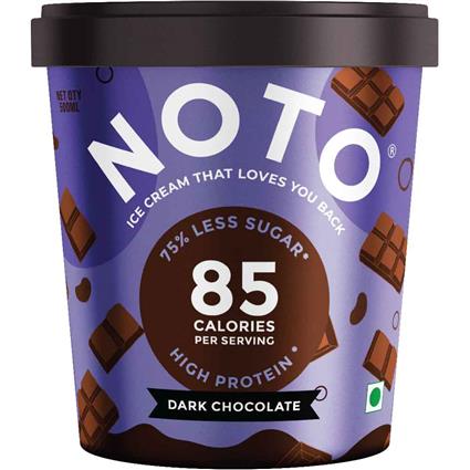 Noto Low Calorie Dark Chocolate Ice Cream 500Ml Tub