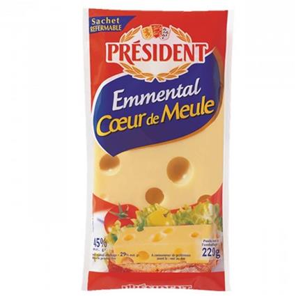 President Emmental Wedge 220Gm