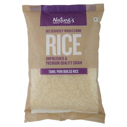 Natures Boiled Tamil Ponni Rice 1Kg Pouch