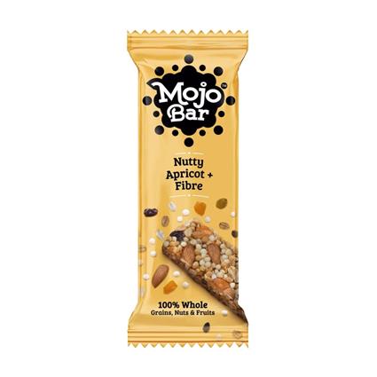 Mojo Bar Nutty Apricot & Fibre Healthy Snack Bar, 35G Packet