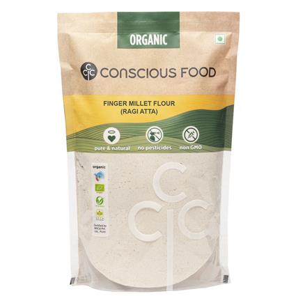 Conscious Food Organic Ragi Flour 500G Pack