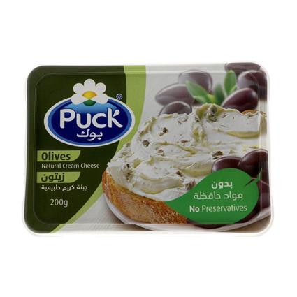 Puck Cheese Spread Tub With Olive 200Gm