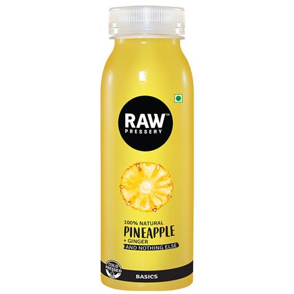 Raw Pressery Pineapple And Ginger Juice, 250Ml Bottle