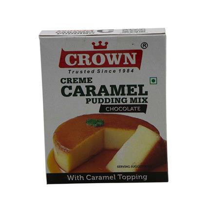 Crown Chocolate Caramel Pudding Mix, 100G Box