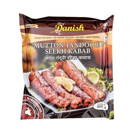 Danish Mutton Tandoori Seekh Kabab 500G Pouch